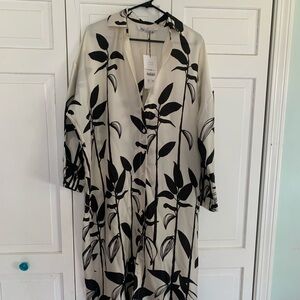 Zara Floral Shirt Dress